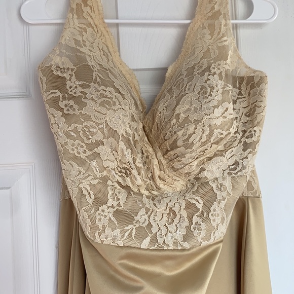 Formal Gold Dress - Picture 2 of 7